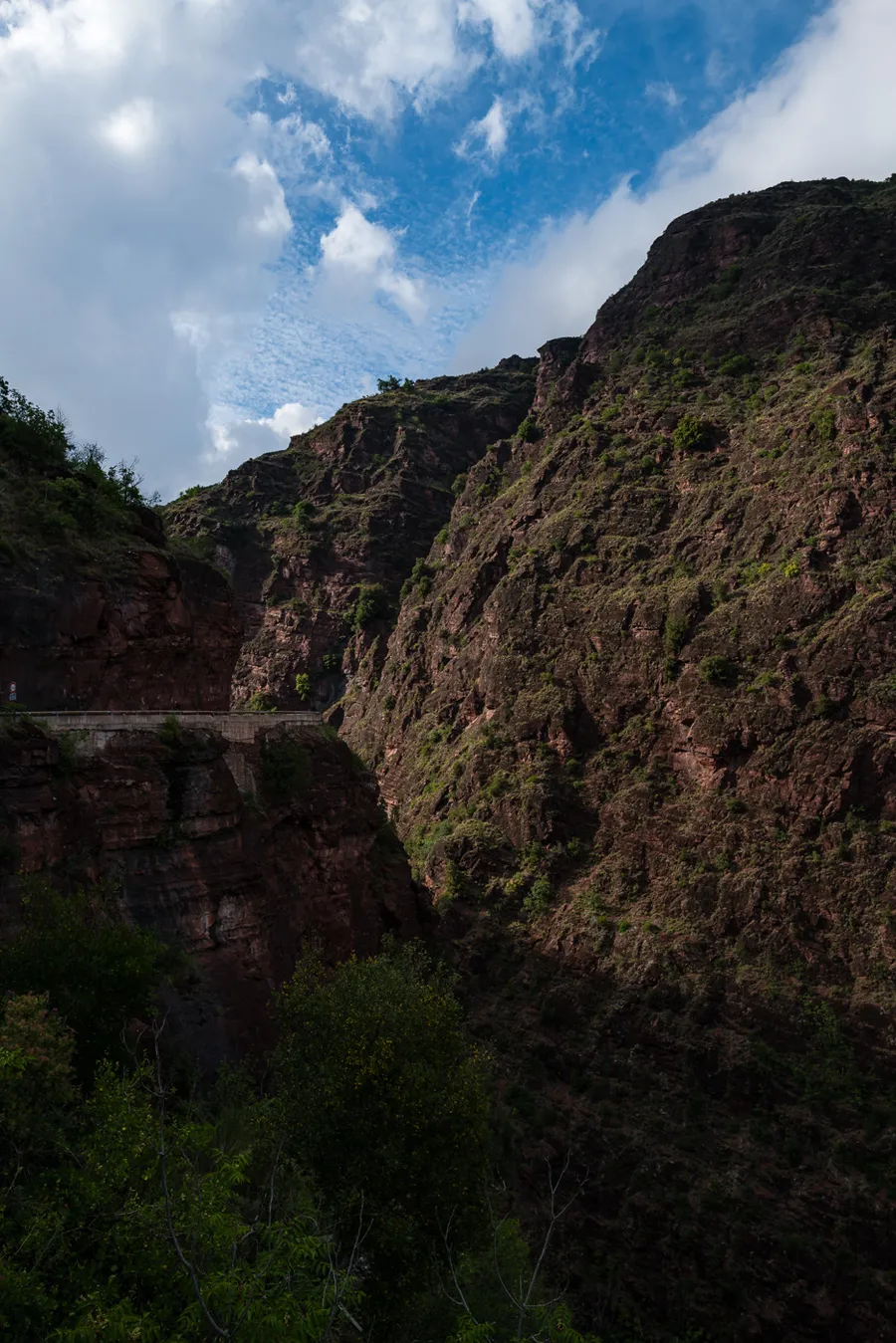 Mountain road above Nice into the Alpes-Maritimes hinterland, Leica Q2