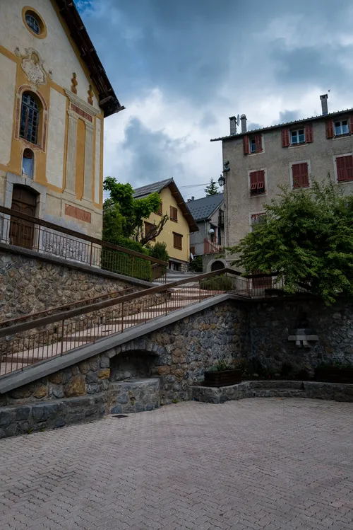 Street view in Beuil village, Alpes-Maritimes mountains, Leica Q2