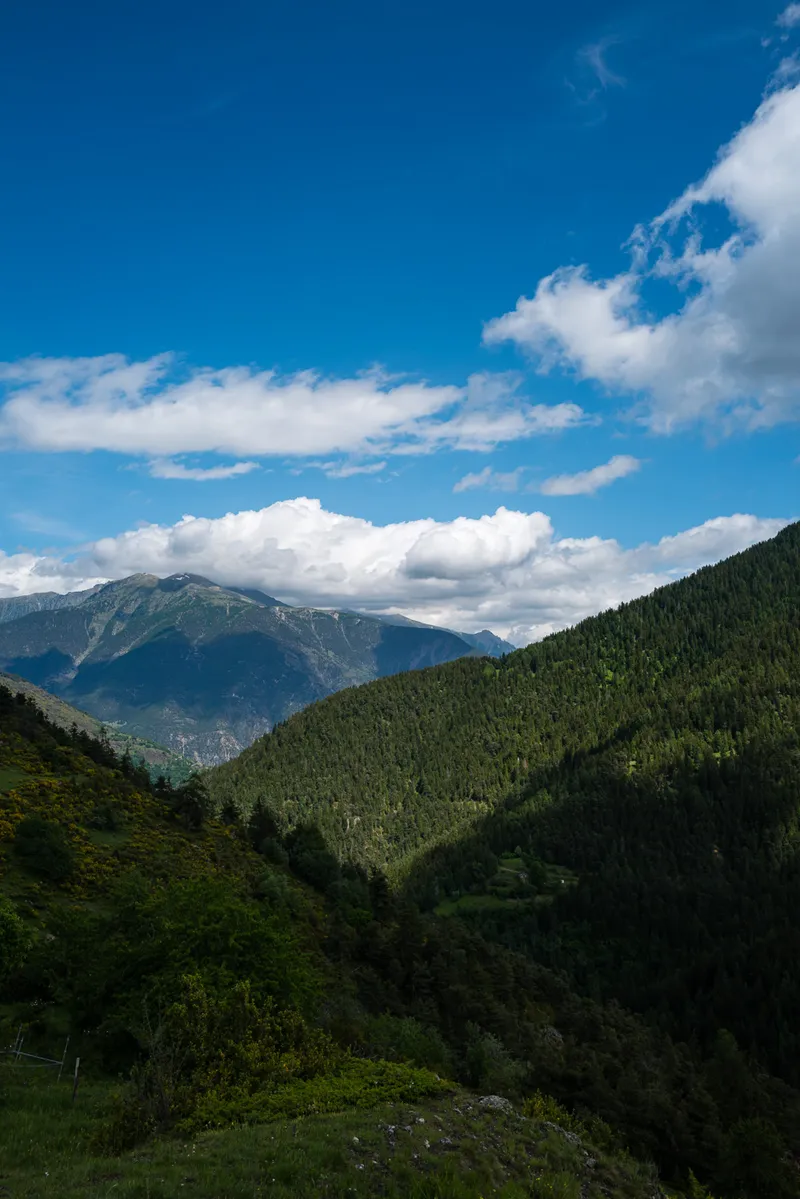 Mountain road leaving Buisses, Tinée valley, Alpes-Maritimes, Leica Q2