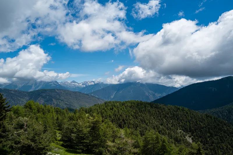 Valley landscape near Buisses in the Alpes-Maritimes mountains, Leica Q2