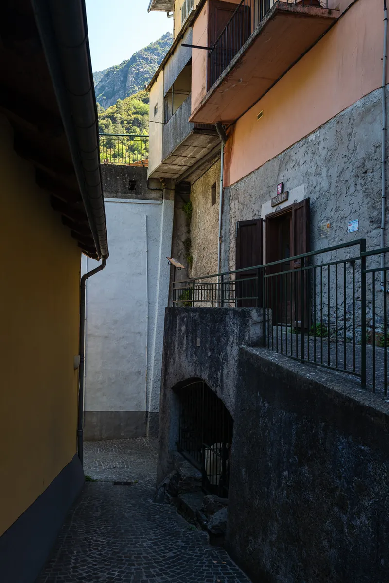 Village architecture in Saint-Sauveur-sur-Tinée, lower Tinée valley, Alpes-Maritimes, Leica Q2