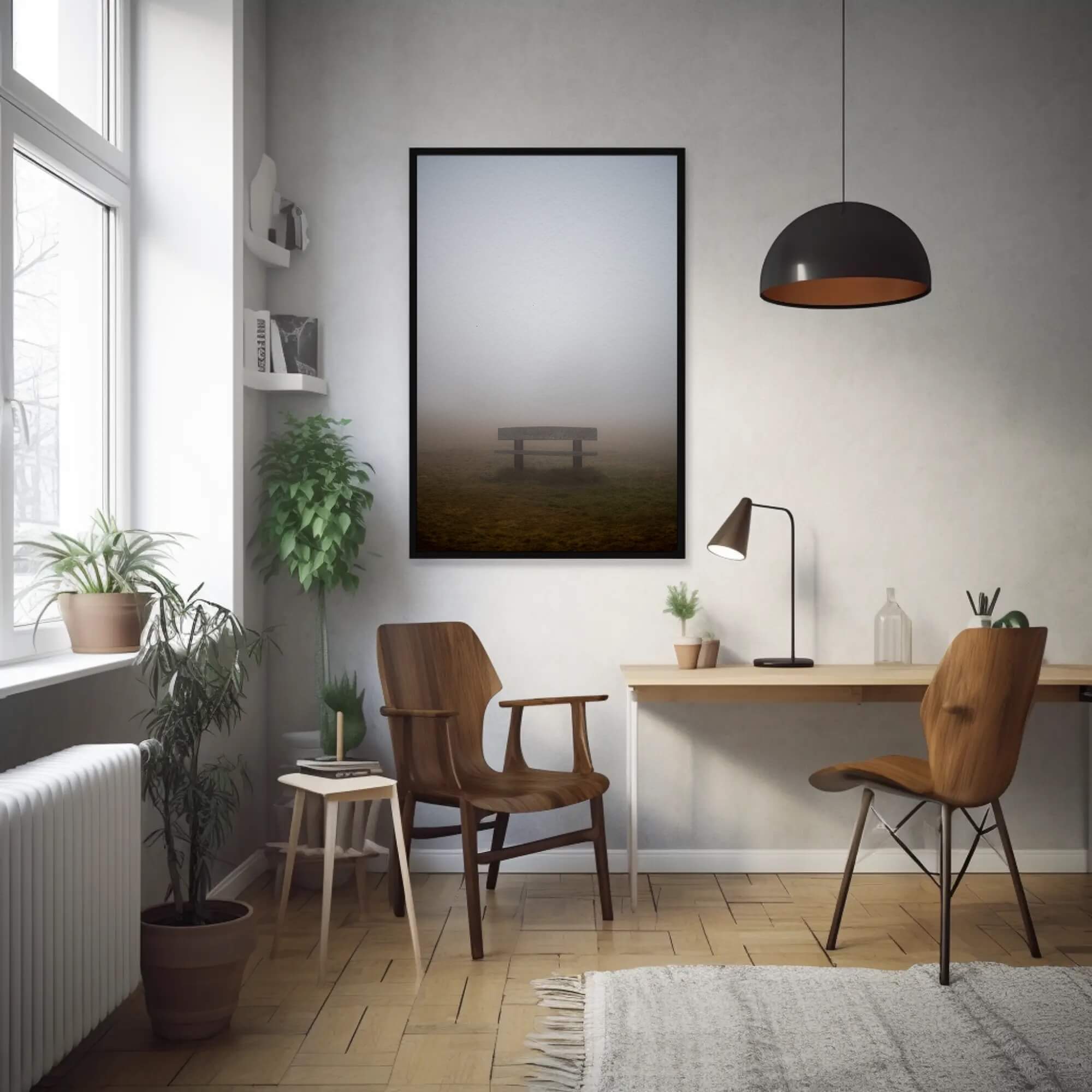 Fine art photography print in a living room setting by Markus H. Green