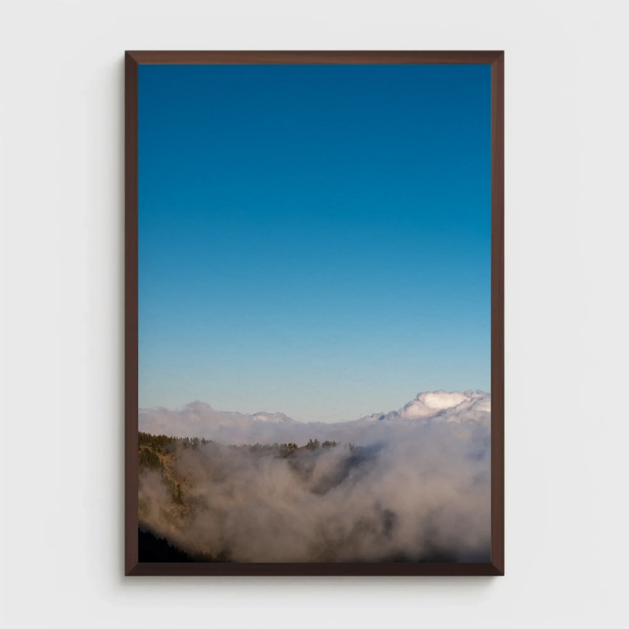 Surcando, minimalist fine art photography print by Markus H. Green in white, blue, and grey tones.