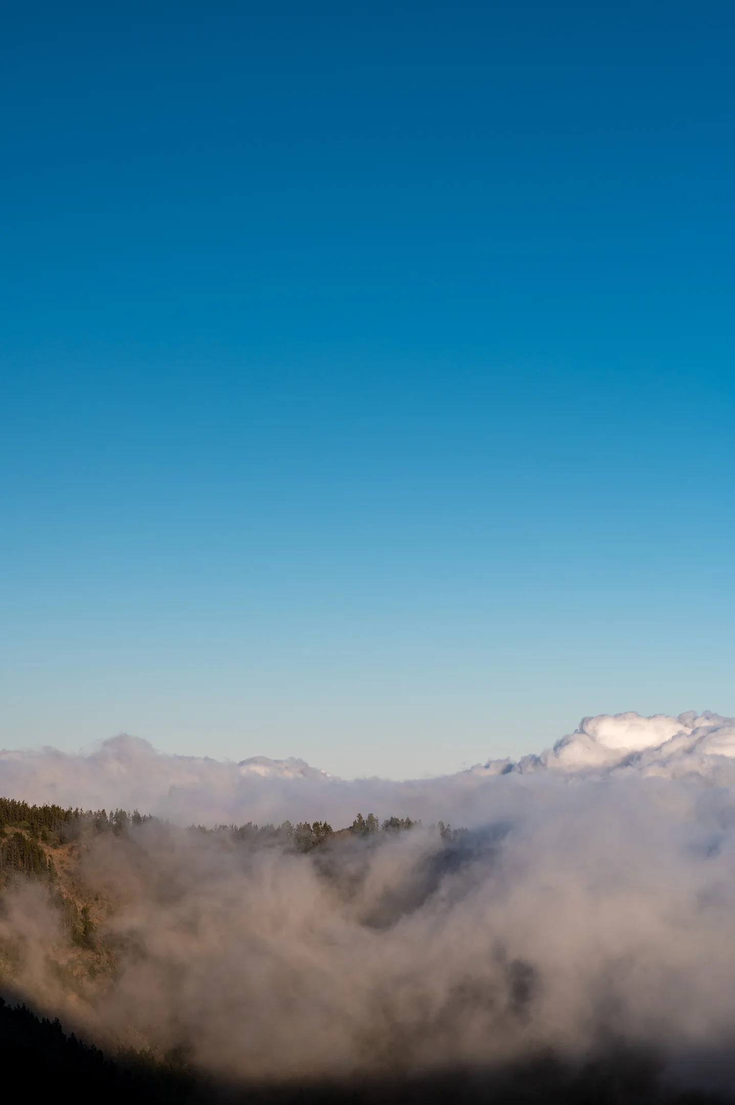 Surcando — minimalist fine art print of mountain and cloud in Gran Canaria by Markus H. Green