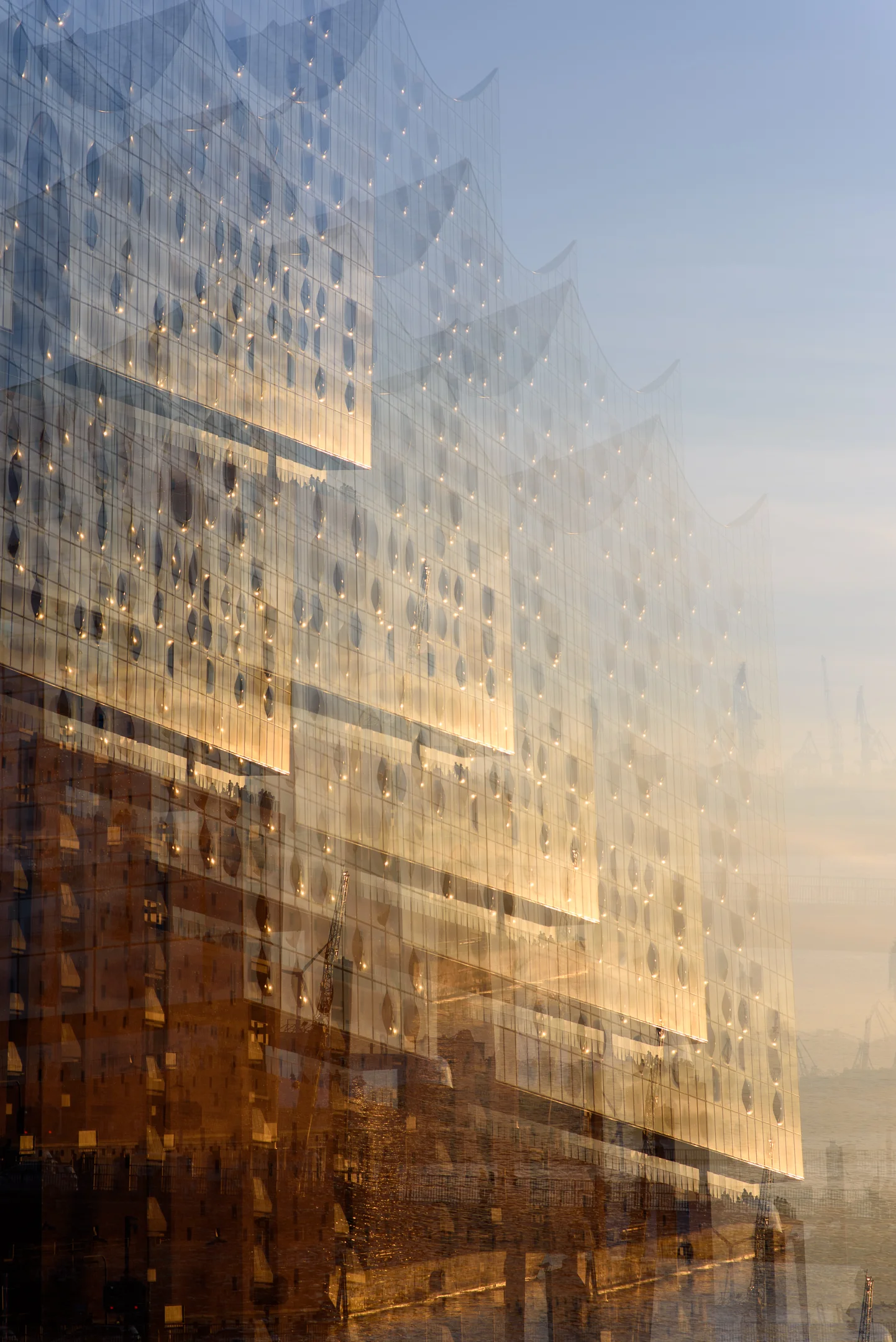 Kaleidoskop — abstract fine art print of Hamburg by Markus H. Green