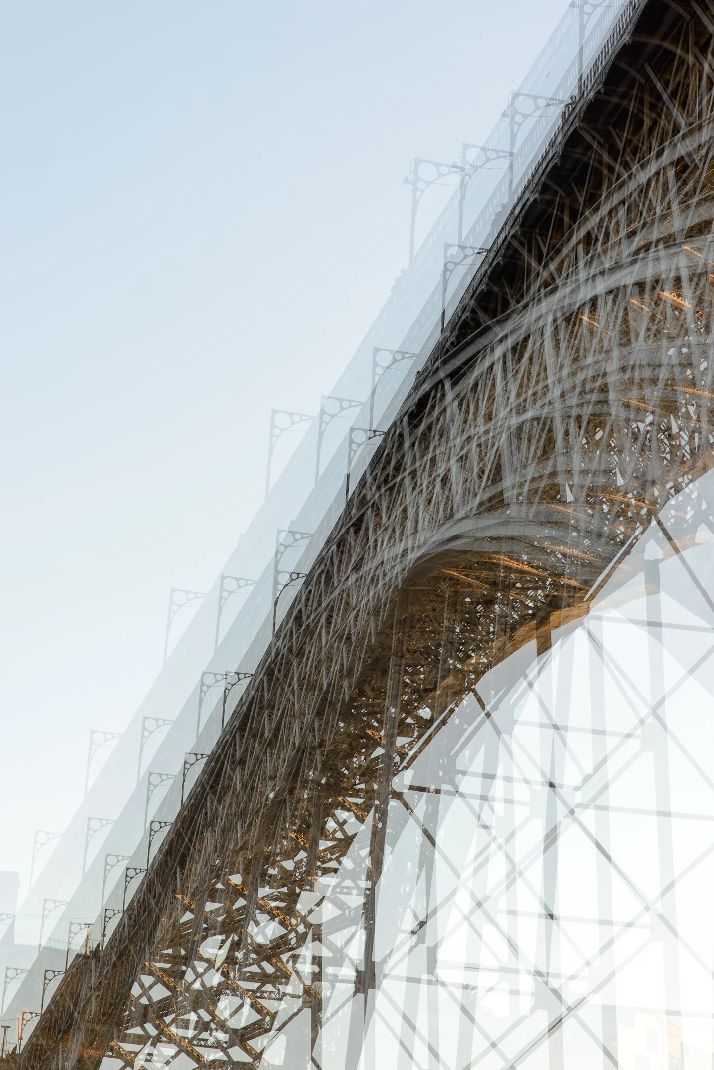 Ponte — minimalist fine art print of a bridge in Lisbon by Markus H. Green